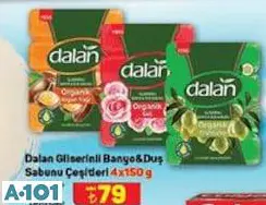 DALAN GLİSERİNLİ BANYO/DUŞ SABUNU ÇEŞİTLERİ 4X150 G
